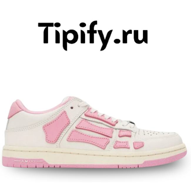 AMIRI Low Top White Pink - 1