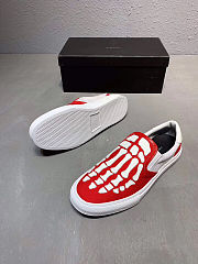 AMIRI Slip-on sneakers SKELETON White red - 5