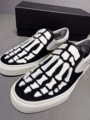 AMIRI Slip-on sneakers SKELETON White Black - 4