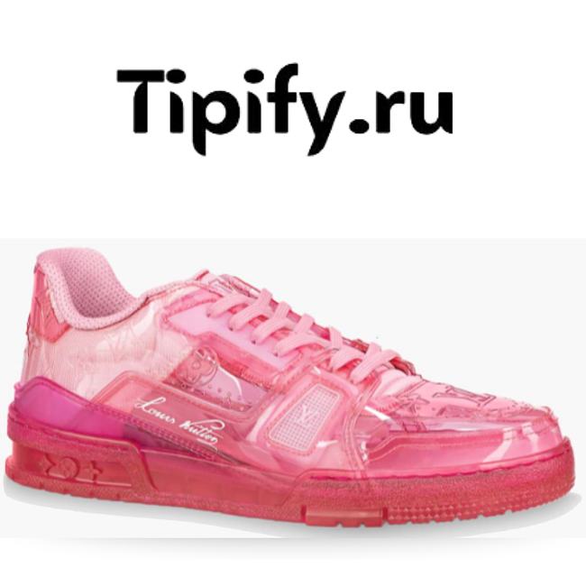 Louis Vuitton LV Trainer Fluroescent Pink - 1