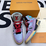 Louis Vuitton Trainer Sneaker Boot Purple  1A7R0R - 2