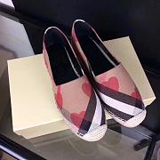 Burberry Beige House Check Canvas Hodgeson Espadrille Flats - 4