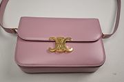 Celine Teen Triomphe Bag In Shiny Calfskin 188423BF4.25VP - 6