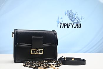 Louis Vuitton Mini Dauphine Epi Leather Black M55964