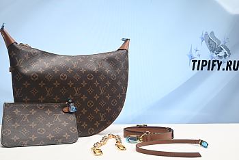 Louis Vuitton LV Loop Hobo Monogram Canvas Brown M46311