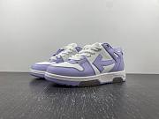 OFF-WHITE Out Of Office Calf Leather White Lilac (Women's)  OWIA259F22LEA0010136 - 6