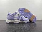 OFF-WHITE Out Of Office Calf Leather White Lilac (Women's)  OWIA259F22LEA0010136 - 5