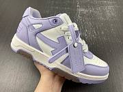 OFF-WHITE Out Of Office Calf Leather White Lilac (Women's)  OWIA259F22LEA0010136 - 3