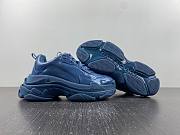Balenciaga Triple S Blue Monoblock Trainers 734954 W2PAA 4000 - 6