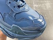 Balenciaga Triple S Blue Monoblock Trainers 734954 W2PAA 4000 - 4