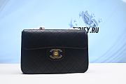 Chanel Classic Double Flap Quilted Lambskin Gold-tone Small Black  - 1