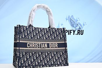 Dior Book Tote Medium ‘Blue Oblique’ M1296ZRIW-M928