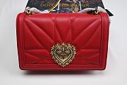 DOLCE & GABBANA Medium Devotion crossbody bag in quilted nappa leather - 6