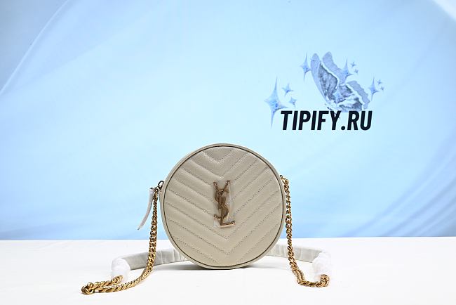 Saint Laurent beige ‘Vinyle’ shoulder bag 610436 1GF07-2721 - 1