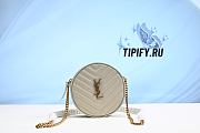 Saint Laurent beige ‘Vinyle’ shoulder bag 610436 1GF07-2721 - 1