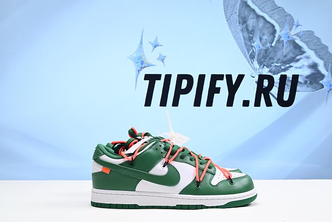 Nike Dunk Low Off-White Pine Green CT0856-100  - 1