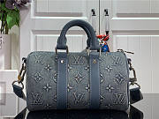 LOUIS VUITTON KEEPALL BANDOULIERE 25 BAG DENIM - 5