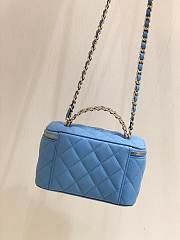 Chanel vanity bag blue - 2