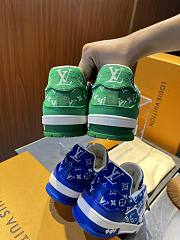 Louis Vuitton Trainers Green Custom - 2