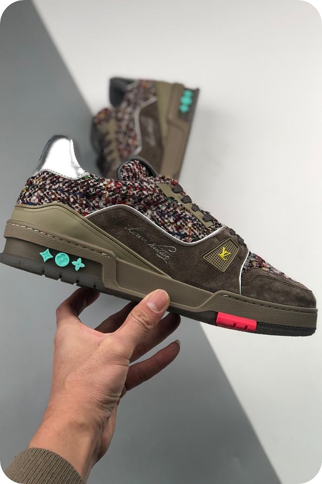 Louis Vuitton LV Trainers 2021 ‘Metallic Brown’ 1A998B - 1