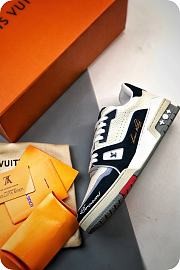 LOUIS VUITTON TRAINER SNEAKER NEW YORK CUSTOM - 4