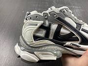 BALENCIAGA MEN'S RUNNER SNEAKER IN GREY/WHITE/BLACK 772774W3RNY9012 - 2