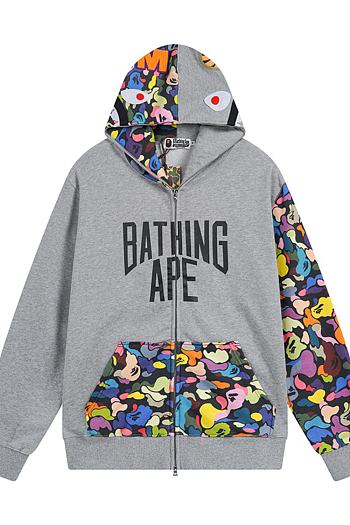 BP579 BAPE Hoodie Grey