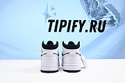 Air Jordan 1 Mid White Black 554724-113 - 2