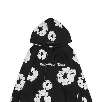 READYMADE x Denim Tears Wreath Hoodie 'Black' RM K01 1111 128 BLAC