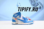 Air Jordan 1 Retro High Off-White University Blue  AQ0818-148 - 1