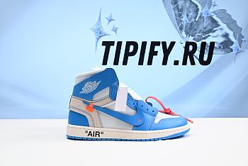 Air Jordan 1 Retro High Off-White University Blue  AQ0818-148