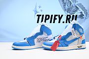 Air Jordan 1 Retro High Off-White University Blue  AQ0818-148 - 3