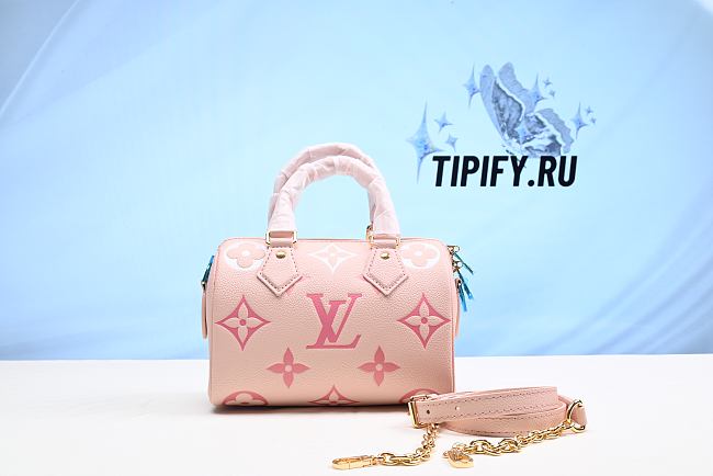 Louis Vuitton Speedy Bandouliere 20 Degrade Rose Pink  M46518 - 1