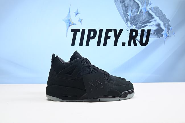 Air Jordan 4 Retro Kaws Black  930155-001 - 1