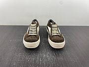 Rick Owens Vintage Sneaks Velour Suede Dust Grey Milk White RU01C4897 - 5