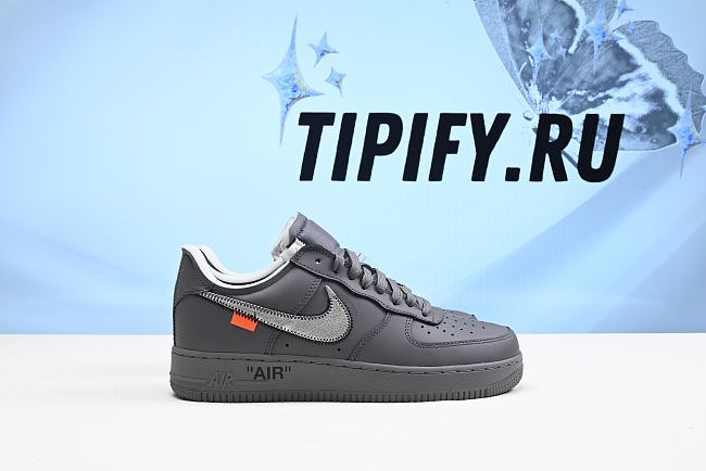 Off-White x Nike Air Force 1 Low Ghost Grey Silver - 1