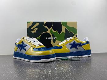 A Bathing Ape Bape Sta Nostalgic Blue Yellow  1I80191006