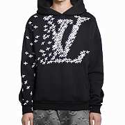 LV Unisex Hoodie Black  - 5