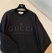 GUCCI men's sweatshirt Black - 5
