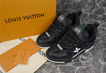 Louis Vuitton LV Skate Sneaker Black Black White 1AARR1