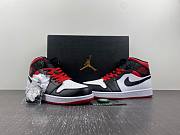 Air Jordan 1 Mid Gym Red Black Toe  DQ8426-106 - 5