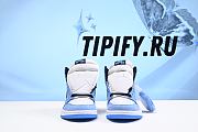 Air Jordan 1 Retro High White University Blue Black  555088-134 - 3