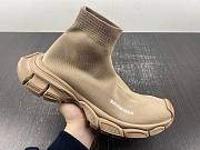 Balenciaga 3XL Sock Sneaker in beige recycled knit 758483W2DG12910 - 3