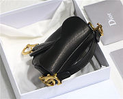 DIOR MINI SADDLE BAG WITH STRAP M0456CBAA_M900 - 3