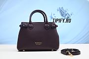 Burberry Black Banner Tote Small Bag 8767-3 - 1