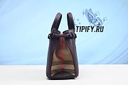 Burberry Black Banner Tote Small Bag 8767-3 - 4