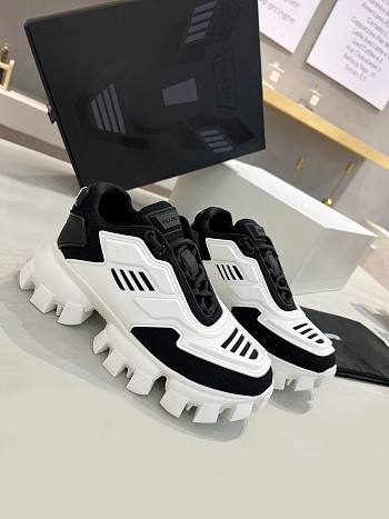 Prada Cloudbust Thunder Knit Black White