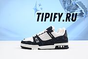 Louis Vuitton LV Trainer White Black1A9JGF - 6