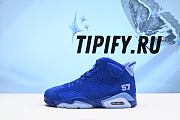 Air Jordan 6 UNC Tar Heels Six Championships PE - 3