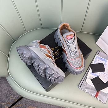 PRADA Grey & Bronze 'Cloudbust Thunder' Sneakers